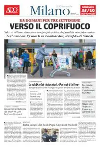 il Giornale Milano - 21 Ottobre 2020