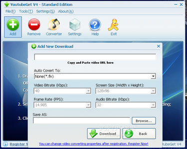 YoutubeGet 4.8