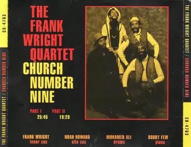 The Frank Wright Quartet - Church Number Nine (1970)