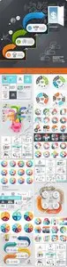 Infographic elements and diagrams vector 4