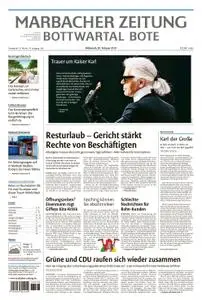 Marbacher Zeitung - 20. Februar 2019
