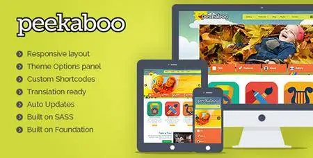 ThemeForest - Pekaboo v2.13.0 - Children WordPress Theme - 409980