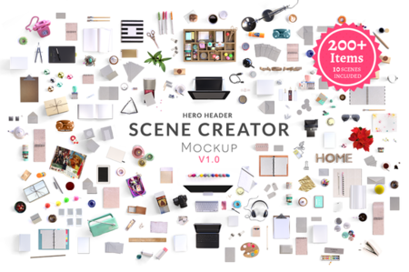 CreativeMarket - Hero header - scene creator