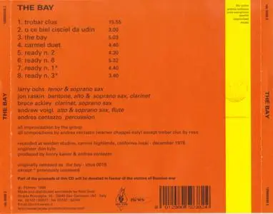 Andrea Centazzo, Rova Saxophone Quartet - The Bay (1996)