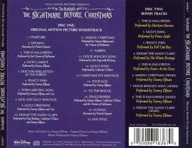 Danny Elfman & VA - Tim Burton's The Nightmare Before Christmas: Original Motion Picture Soundtrack (1993) 2CD Edition 2006