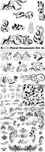 Vectors - Floral Ornaments Set 16