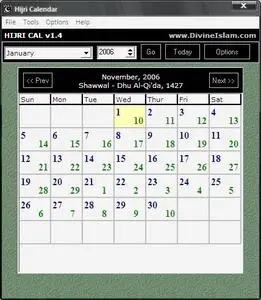 Portable Hijri Calendar v1.4