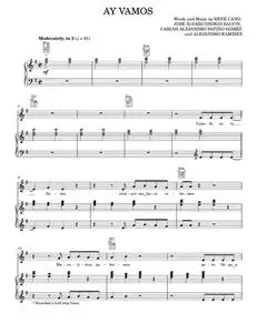 Ay vamos - J Balvin (Piano-Vocal-Guitar)