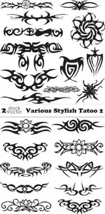Vectors - Various Stylish Tatoo 2