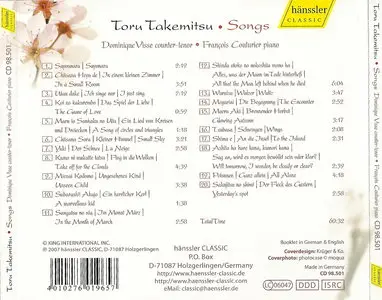 Toru Takemitsu - Songs (2007)