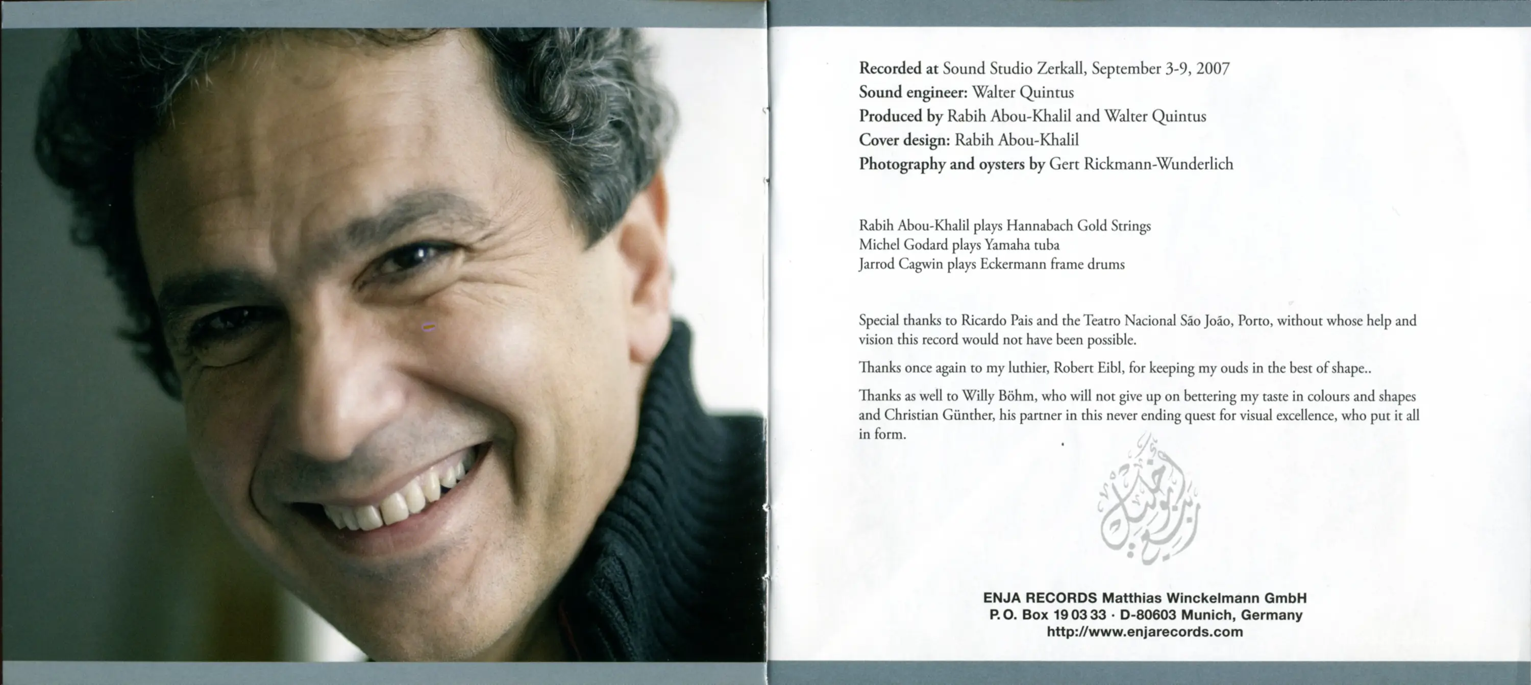 Rabih Abou-Khalil - Em Portugues (2008) {Enja Records ENJ-9520 2}
