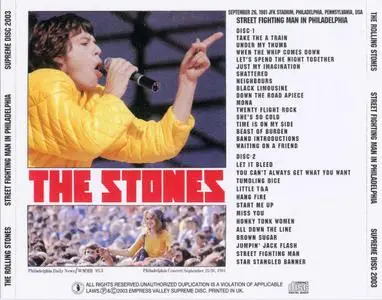 The Rolling Stones - Street Fighting Man In Philadelphia (2003)
