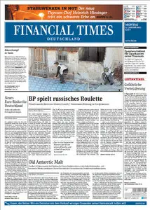 Financial Times Deutschland vom 17 Januar 2011