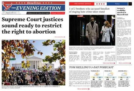 Chicago Tribune Evening Edition – December 01, 2021