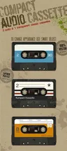 GraphicRiver Audio Cassettes