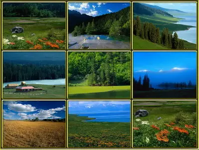 Beautiful and picturesque landscape, wallpapers
