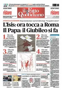 Il Fatto Quotidiano - 15 Novembre 2015