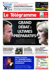 Le Télégramme Saint Malo – 20 avril 2022