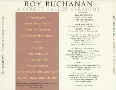 Roy Buchanan - A Street Called Straight (1976)