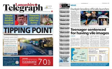 Lancashire Telegraph (Blackburn, Darwen, Hyndburn, Ribble Valley) – September 02, 2022