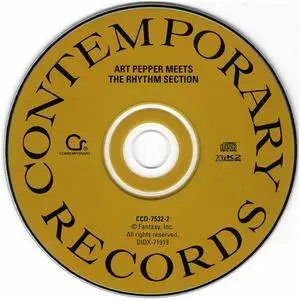 Art Pepper - Art Pepper Meets The Rhythm Section (1957) {2000 20bit K2 Super Coding} **[RE-UP]**