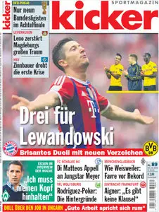 Kicker Magazin No 89 vom 30 Oktober 2014
