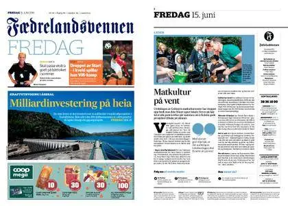 Fædrelandsvennen – 15. juni 2018
