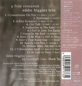 Eddie Higgins Trio - A Fine Romance (2006) [Venus TKCV-35385, Japan]