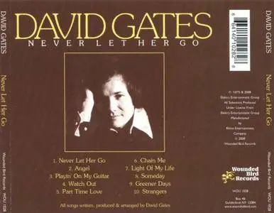 David Gates - Never Let Her Go (1975) [2008, Remastered Reissue] *Re-Up*