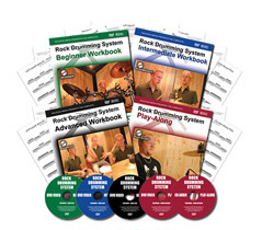 Railroad Media Rock Drumming System Beginner Workbook Tutorial DVDR