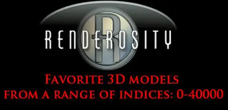 Renderosity 3D Collection. Part I. Rarities models + Bonus
