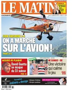 LE MATIN DE LAUSANNE 12 SEPTEMBRE 2011