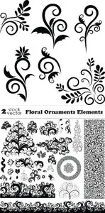 Vectors - Floral Ornaments Elements