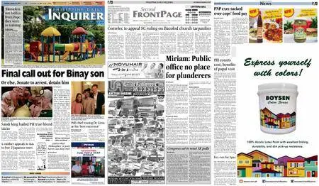 Philippine Daily Inquirer – January 24, 2015