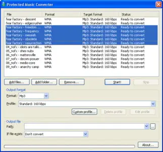 Protected Music Converter 1.1