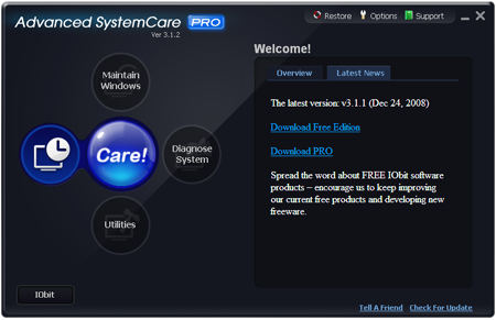 Portable Advanced SystemCare Professional v3.1.2.606 M.Lang