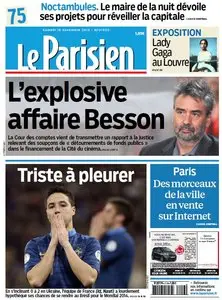Le Parisien + Journal de Paris du Samedi 16 Novembre 2013
