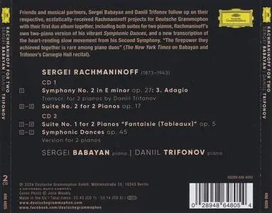 Sergey Babayan, Daniil Trifonov - Rachmaninoff for Two (2024)