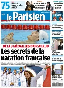 Le Parisien + Cahier Paris du Mardi 31 Juillet 2012