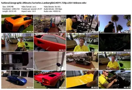 National Geographic : Ultimate Factories Lamborghini
