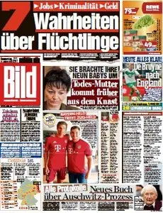 Bild Zeitung - 27 August 2015