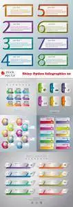 Vectors - Shiny Option Infographics 20