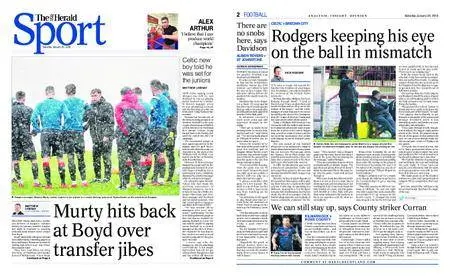 The Herald Sport (Scotland) – January 20, 2018