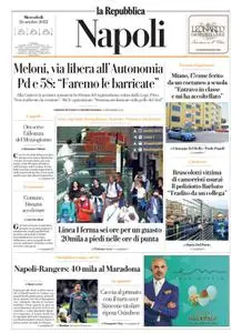 la Repubblica Napoli - 26 Ottobre 2022
