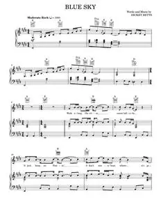 Blue sky - The Allman Brothers Band (Piano-Vocal-Guitar)