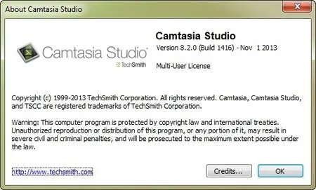 TechSmith Camtasia Studio 8.2.0 Build 1416