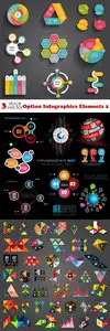 Vectors - Option Infographics Elements 2