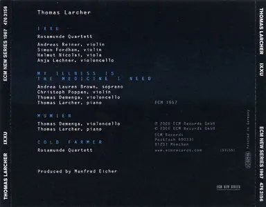 Rosamunde Quartett, Thomas Demenga, Christoph Poppen, Andrea Lauren Brown - Thomas Larcher: IXXU (2006)