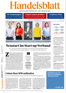 Handelsblatt - 09 Dezember 2019