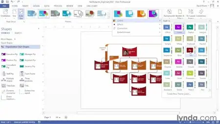 Up and Running with Visio 2013 with David Rivers